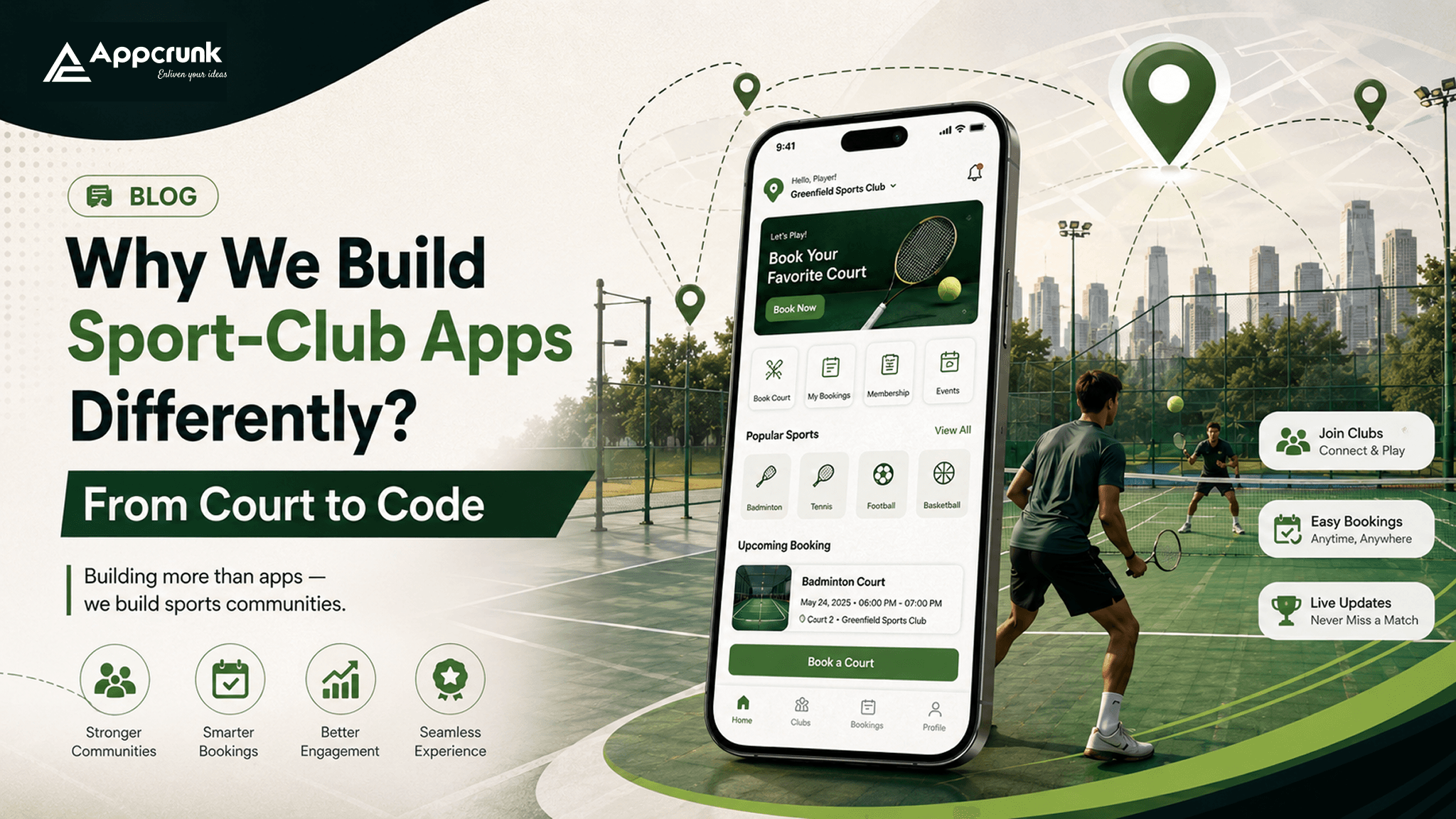 Why We Build Sport-Club Apps Differently From Court to Code