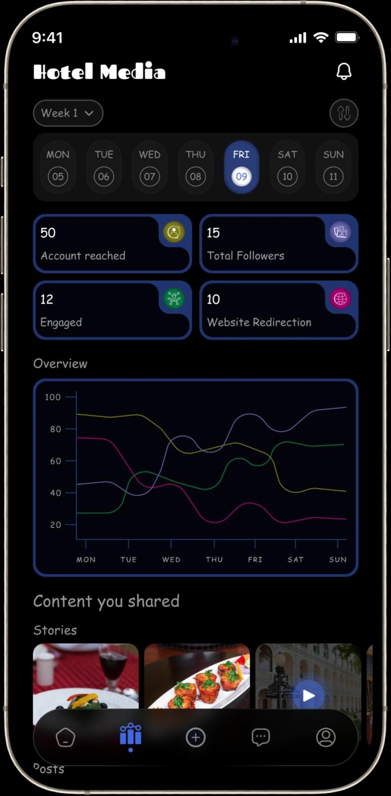 app screen